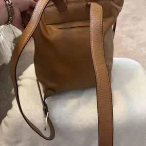 Tory Burch | Bags | Tory Burch Brody Brown Leather Back Pack  display picture 3